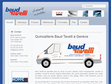 Tablet Screenshot of baudtavelli.ch